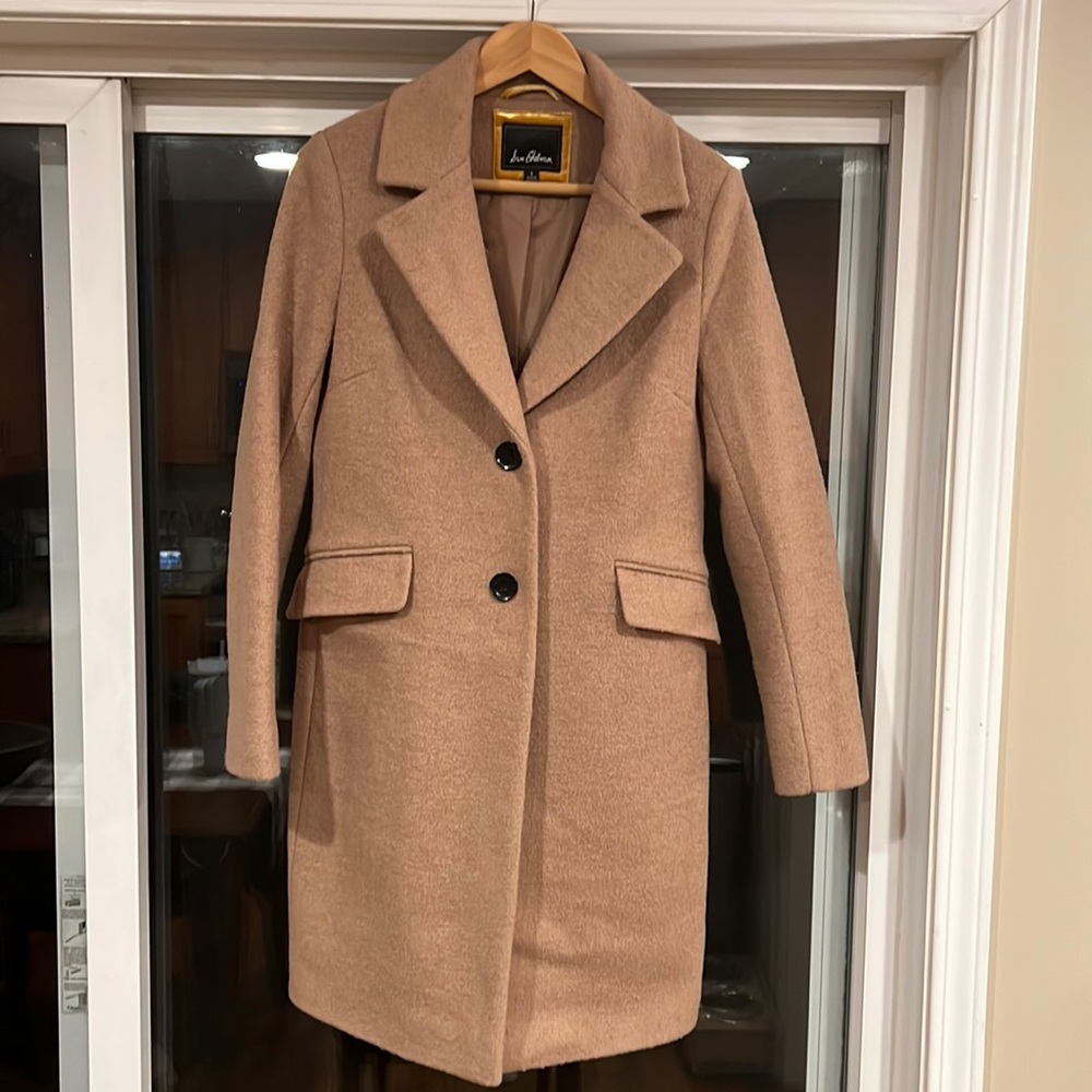 Sam Edelman Wool Camel Coat - Size Small